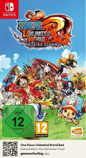 One Piece: Unlimited World Red Nintendo Switch, Germany box front