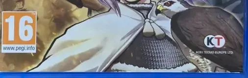 Arslan: The Warriors of Legend, the PEGI square on its front