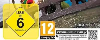 Dragon Quest VII Reimagined, the USK square on its front