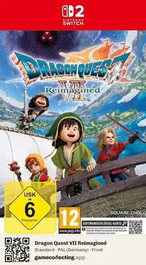 Dragon Quest VII Reimagined Nintendo Switch 2, Germany box front