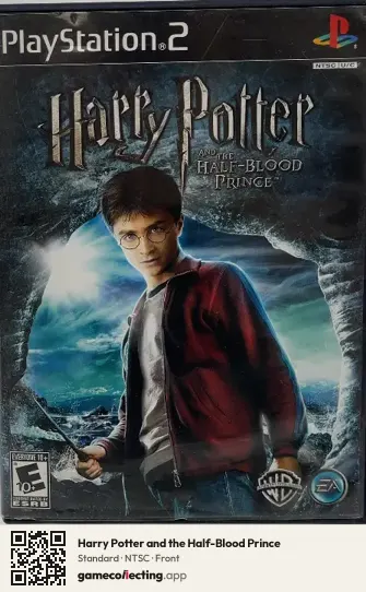 Harry Potter and the Half-Blood Prince PlayStation 2, NTSC box front