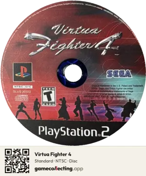 Virtua Fighter 4 PlayStation 2, NTSC disc