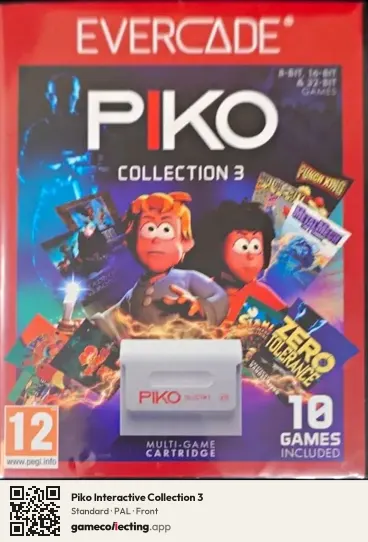 Piko Interactive Collection 3 Evercade, PAL box front