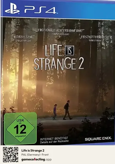 Life is Strange 2 PlayStation 4, Germany box front