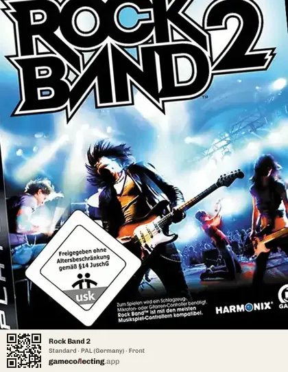 Rock Band 2 PlayStation 3, Germany box front