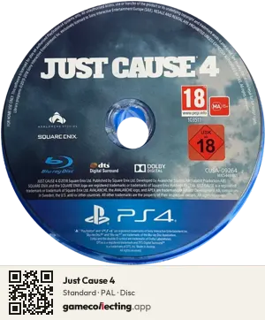Just Cause 4 PlayStation 4, PAL disc