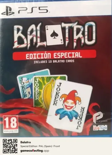 Balatro PlayStation 5, Spain box front