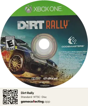 Dirt Rally Xbox One, NTSC disc