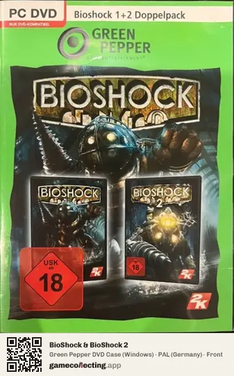 BioShock & BioShock 2 Computer, Germany box front