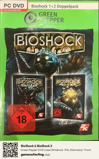 BioShock & BioShock 2 Computer, Germany box front