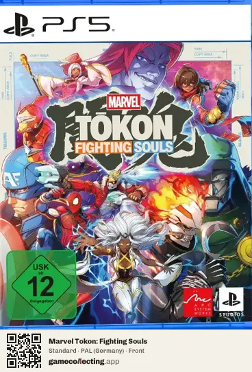 Marvel Tokon: Fighting Souls PlayStation 5, Germany box front