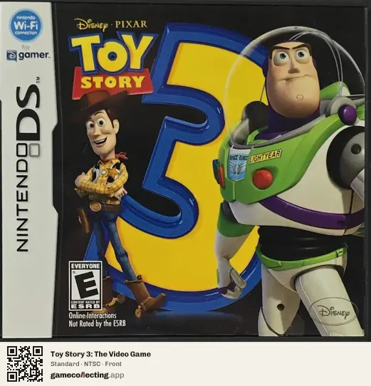 Toy Story 3: The Video Game Nintendo DS, NTSC box front