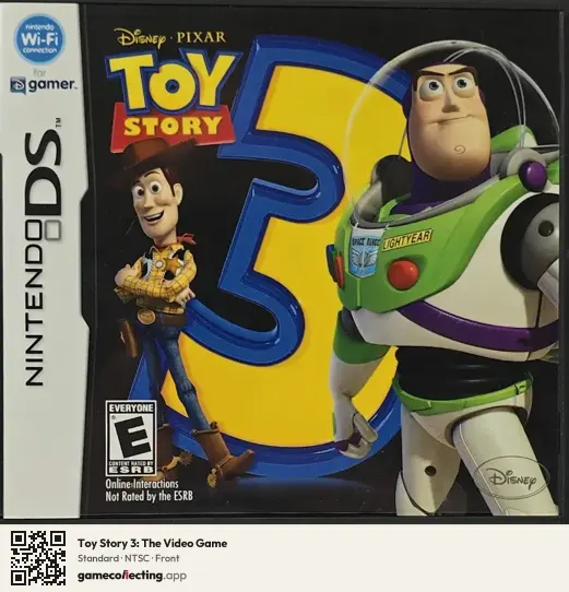 Toy Story 3: The Video Game Nintendo DS, NTSC box front