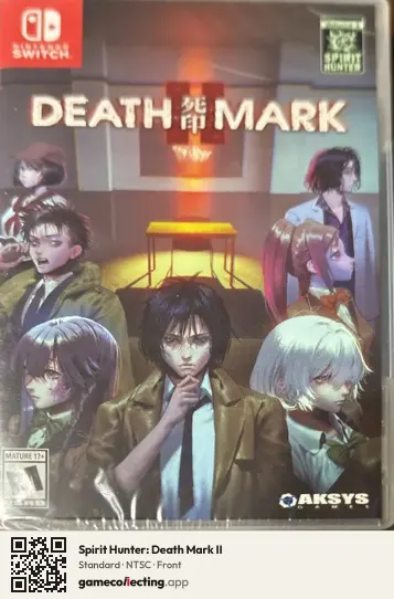 Spirit Hunter: Death Mark II Nintendo Switch, NTSC box front