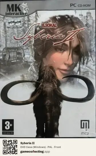 Syberia II Computer, PAL box front