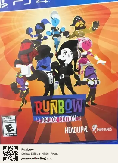 Runbow PlayStation 4, NTSC box front