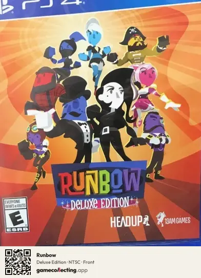 Runbow PlayStation 4, NTSC box front