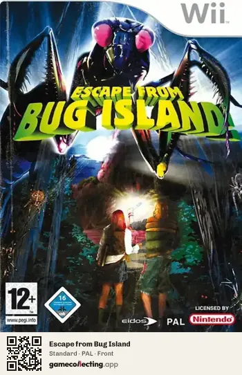 Escape from Bug Island Nintendo Wii, PAL box front
