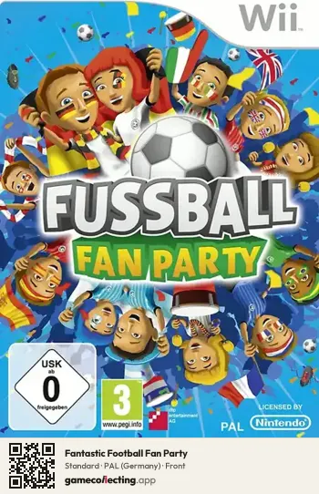 Fantastic Football Fan Party Nintendo Wii, Germany box front