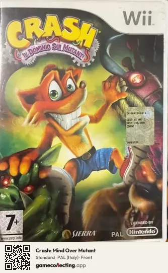 Crash: Mind Over Mutant Nintendo Wii, Italy box front