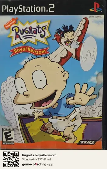 Rugrats: Royal Ransom PlayStation 2, NTSC box front