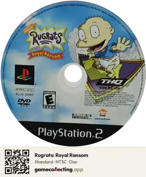 Rugrats: Royal Ransom PlayStation 2, NTSC disc