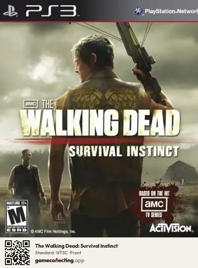 The Walking Dead: Survival Instinct PlayStation 3, NTSC box front