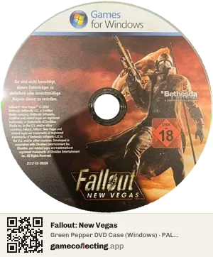 Fallout: New Vegas Computer, PAL disc