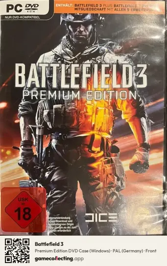 Battlefield 3 Computer, Germany box front