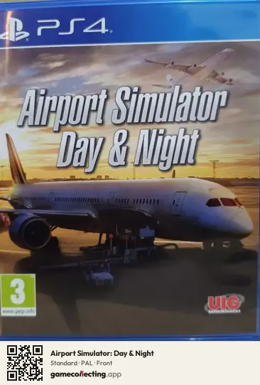 Airport Simulator: Day & Night PlayStation 4, PAL box front