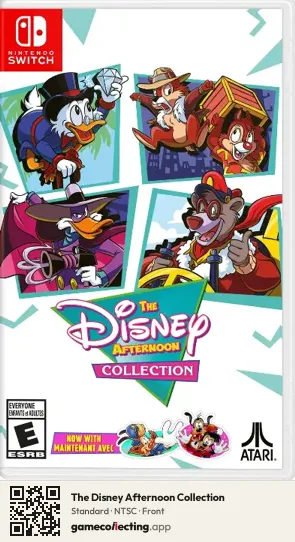 The Disney Afternoon Collection Nintendo Switch, NTSC box front