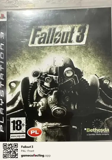 Fallout 3 PlayStation 3, PAL box front