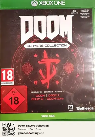 Doom Slayers Collection Xbox One, PAL box front