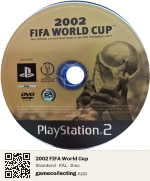 2002 FIFA World Cup PlayStation 2, PAL disc
