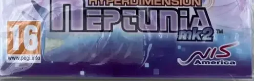 Hyperdimension Neptunia mk2, the PEGI square on its front