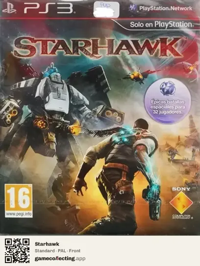 Starhawk PlayStation 3, PAL box front
