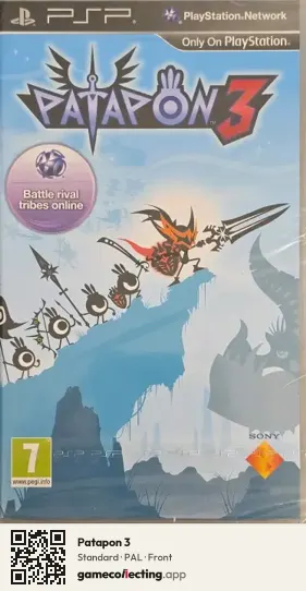 Patapon 3 PlayStation Portable, PAL box front