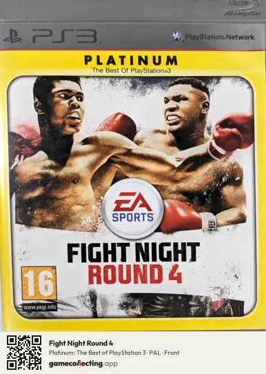 Fight Night Round 4 PlayStation 3, PAL box front