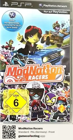 ModNation Racers PlayStation Portable, Germany box front