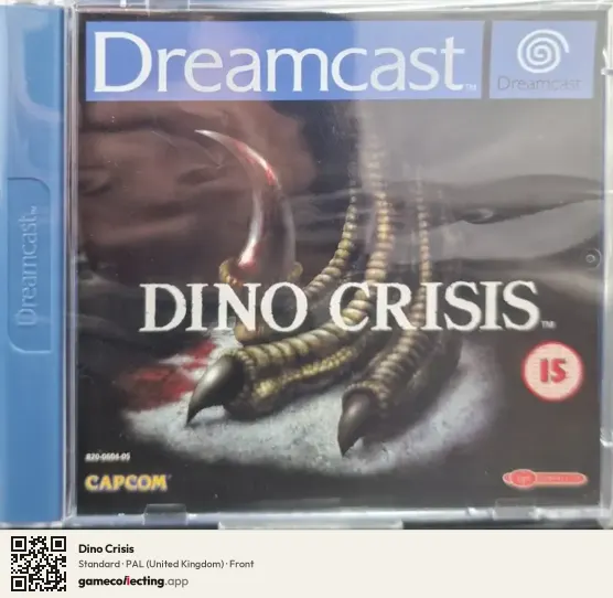 Dino Crisis Sega Dreamcast, United Kingdom box front