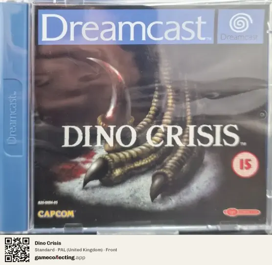 Dino Crisis Sega Dreamcast, United Kingdom box front