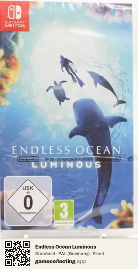 Endless Ocean Luminous Nintendo Switch, Germany box front