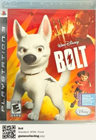 Bolt PlayStation 3, NTSC box front