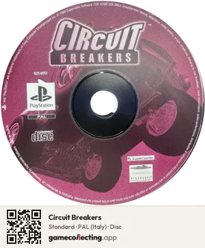 Circuit Breakers PlayStation, PAL disc