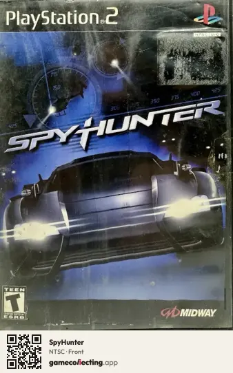 SpyHunter PlayStation 2, NTSC box front