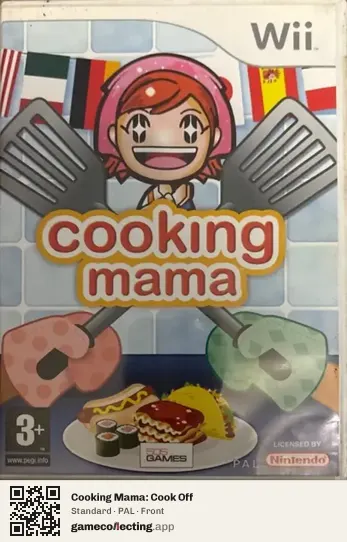 Cooking Mama: Cook Off Nintendo Wii, PAL box front