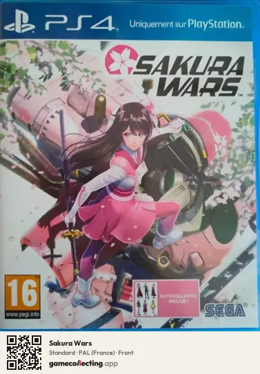 Sakura Wars PlayStation 4, France box front