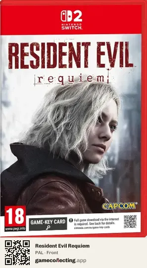 Resident Evil Requiem Nintendo Switch 2, PAL box front