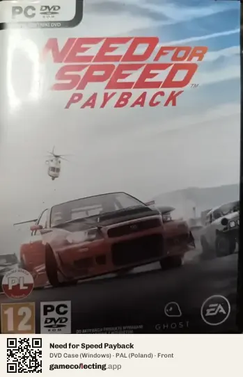 Need for Speed Payback Computer, Poland box front