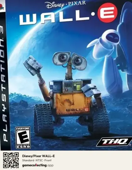 Disney/Pixar WALL-E PlayStation 3, NTSC box front